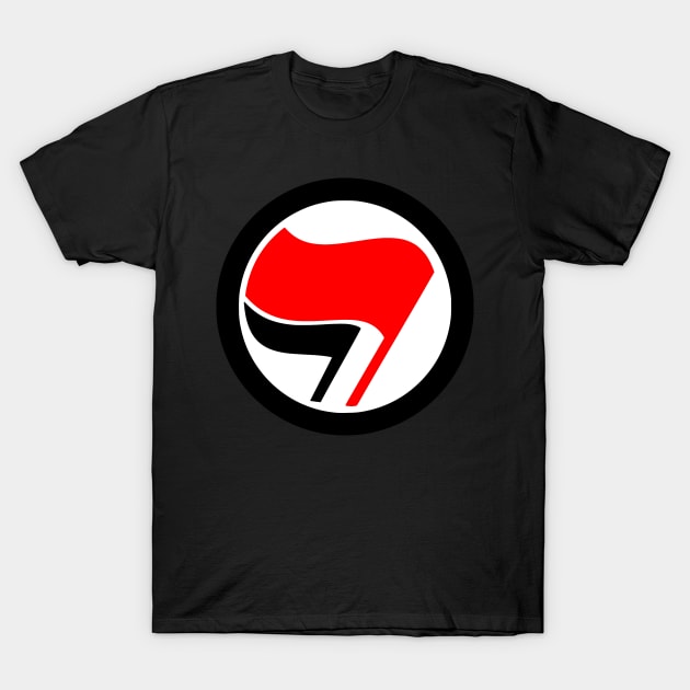 Antifascist Action - Antifa, Leftist, Socialist, Radical T-Shirt by SpaceDogLaika